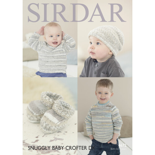 (4672) Copy Sirdar Patterns Birth To 7 Years Kid Cardigan 2