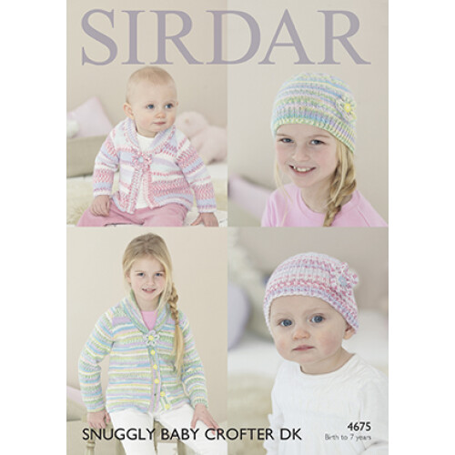 (4675) Copy Sirdar Patterns Birth To 7 Years Kid Cardigan 2