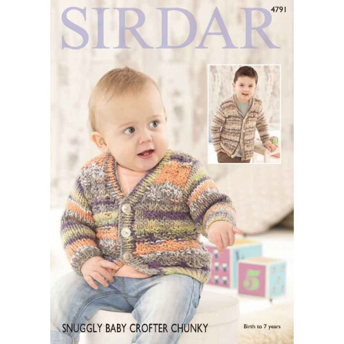 (4791) Copy Sirdar Patterns Birth To 7 Years Kid Cardigan 2