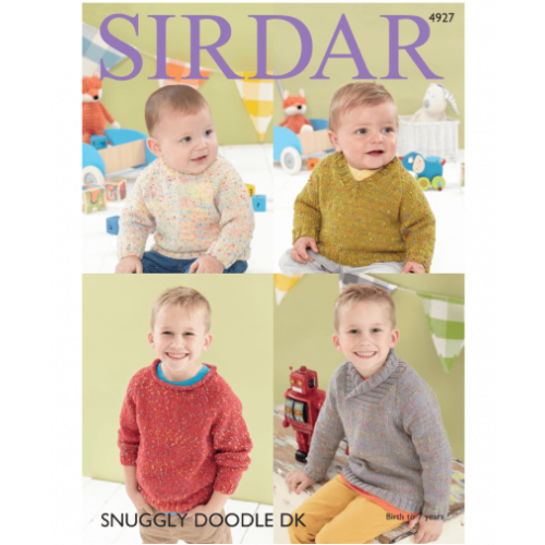 (4927) Copy Sirdar Patterns Birth To 7 Years Kid Cardigan 2