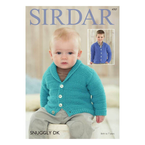 (4707) Copy Sirdar Patterns Birth To 7 Years Kid Cardigan 2