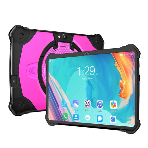(Pink mecha) 5G WiFi Kids Tablet Android 12 Quad Core 32GB Learning Education Tablet