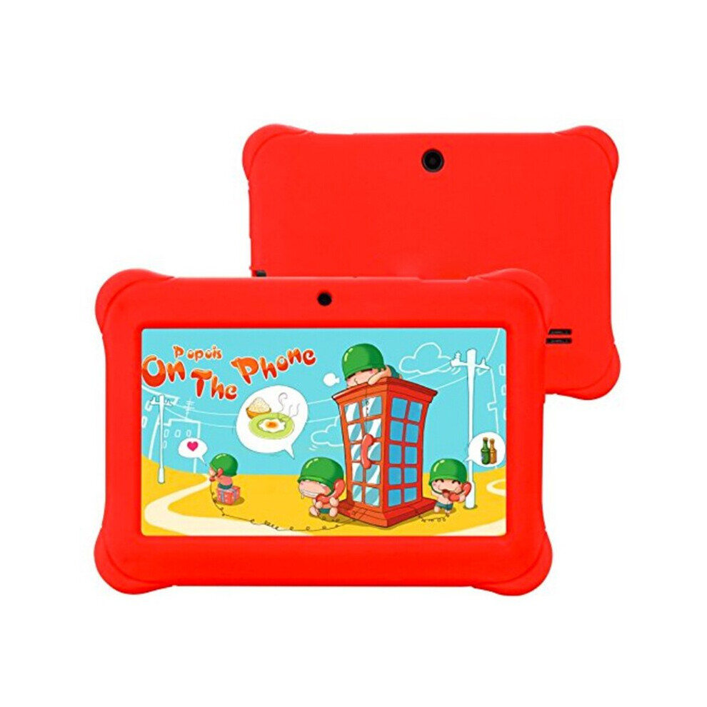 (Red) Learning Tablet For Kids Android 10 7 Inch 2Gb 16Gb Kids Tablet Toddler Red 9069499964935