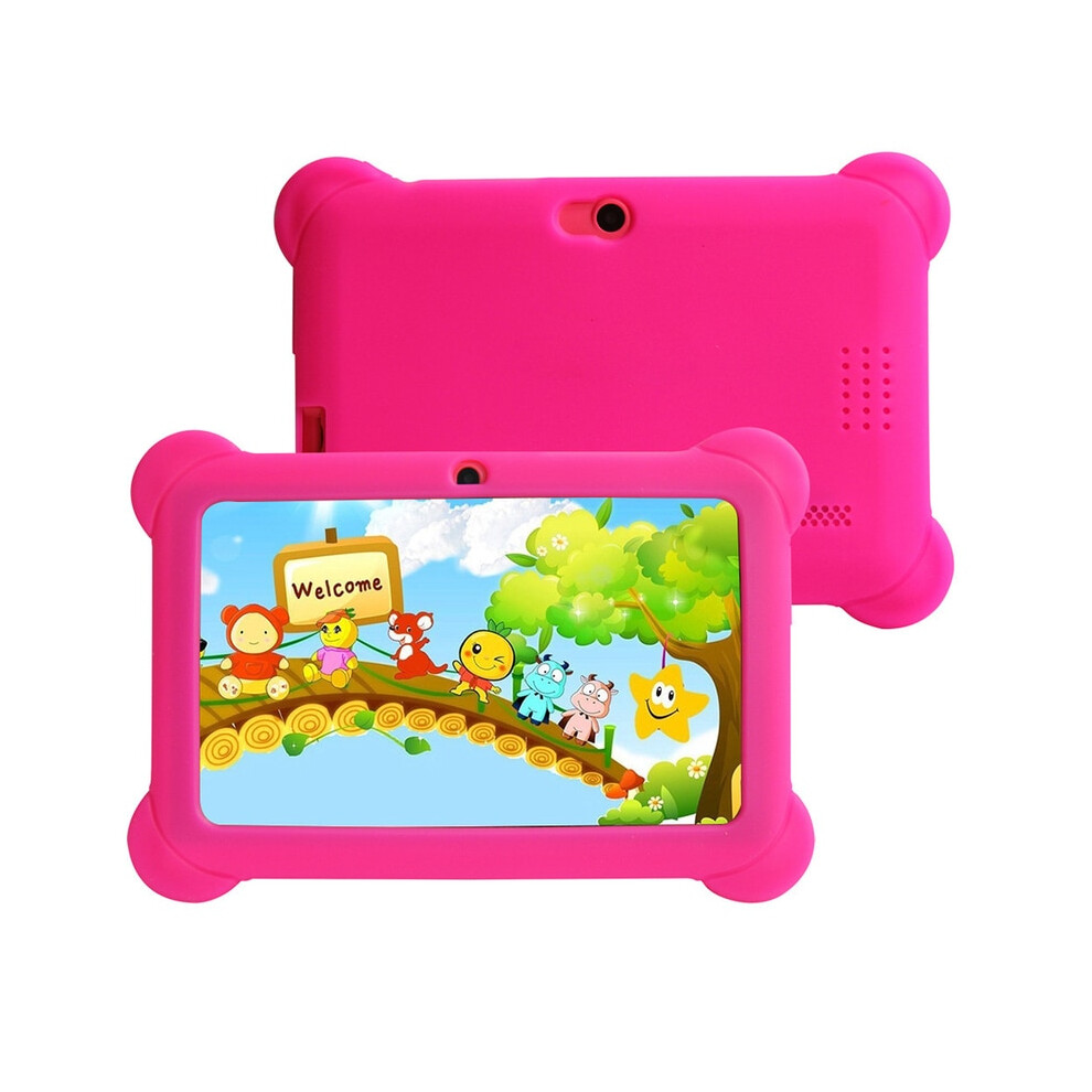 (Rose red) Learning Tablet for Kids Android 10 7 Inch 2GB 16GB Kids Tablet Toddler