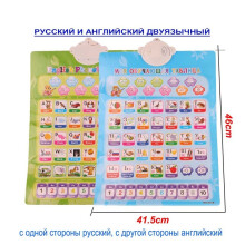 (Type 7) Russian number Educational Phonetic Chart Learning Machine Electronic