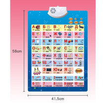 (Type 2) Russian number Educational Phonetic Chart Learning Machine Electronic
