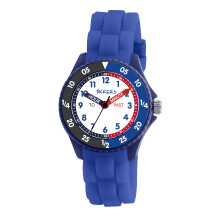 Tikkers Kids Blue & Black Silicone Time Teacher Analogue Watch ATK1088