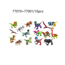 (Set2-16 pièces) 8 pièces Jurassic World Park Blocs de construction de dinosaures – Figurine – Jouets pour enfants – Coffret cadeau