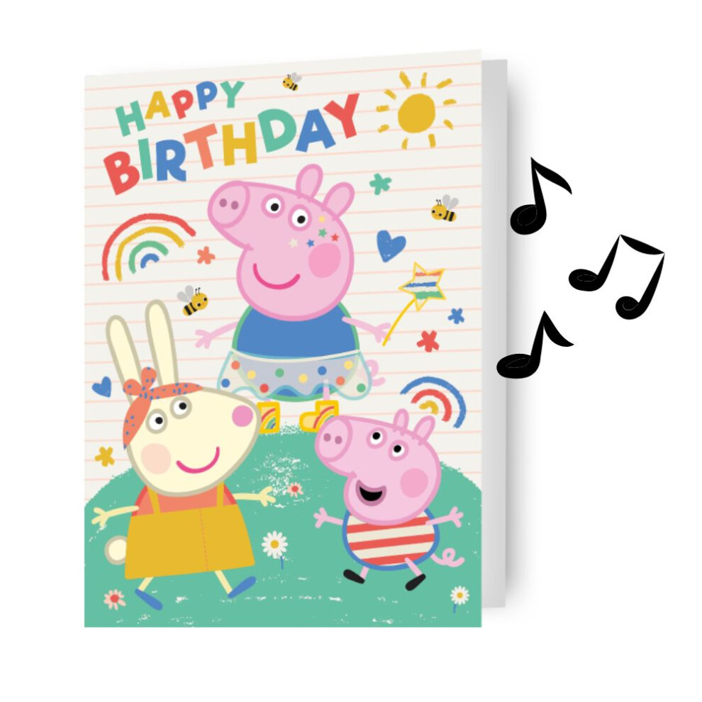 Danilo Promotions Ltd Peppa Pig Sound Birthday Card