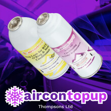 Car Aircon R1234YF Top Up Leak Fix Stopper Refill Regas DIY AC Cans