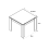 Furneo Modern Dining Table Only Extendable 90-180cm Oak Effect Golden 01 6