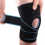 (Black Pink) Adjustable Strap Elastic Support Knee Brace 3