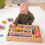 Wooden Sorting Tray - 7 way 3