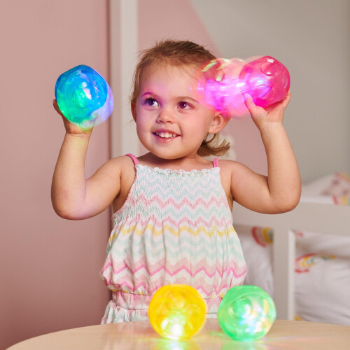 Small Irregular Sensory Flashing Ball Set 2
