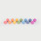 Rainbow Wooden Balls 6