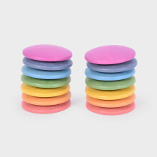 Rainbow Wooden Discs