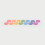 Rainbow Wooden Discs 6