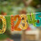 Rainbow Glitter Numbers 4