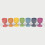 Rainbow Wooden Egg Cups 5