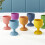 Rainbow Wooden Egg Cups 4