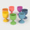 Rainbow Wooden Egg Cups 1