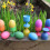 Rainbow Wooden Egg Cups 12
