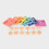 Rainbow Wooden Shape Stacker 21