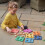 Rainbow Wooden Shape Stacker 13