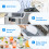 Homcom HOMCOM Ice Maker Machine Counter Top Ice Cube Maker for Home 20kg in 24 Hrs 4