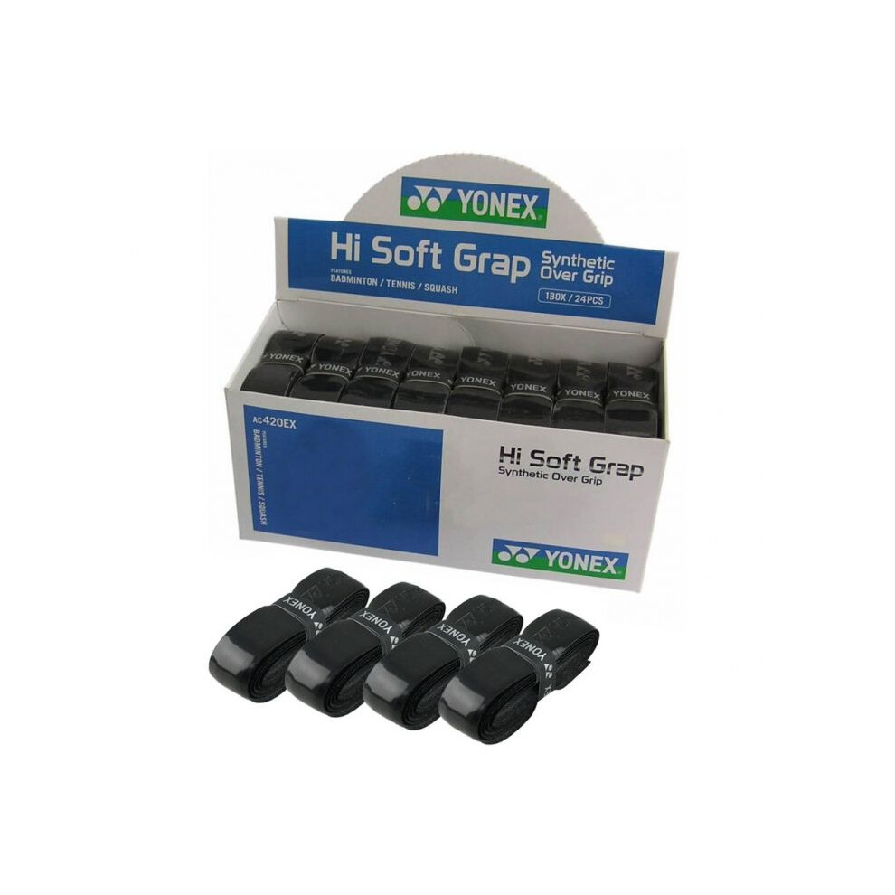 (Black) Yonex Badminton AC420 Hi Soft Grap (Pack of 24)-image-OPC-PDR5CDP-NEW