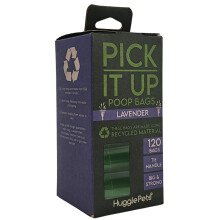 (8 Rolls (120pk)) HugglePets Pick It Up Lavender Dog Poop Bags