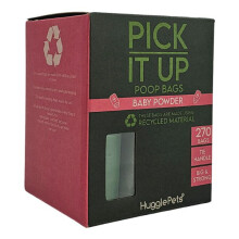 (15 Rolls (270pk)) HugglePets Pick It Up Baby Powder Dog Poop Bags