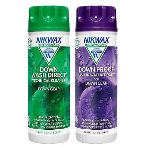 Nikwax Down Proof Direct . Down Wash Twin Pack