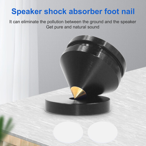 Speaker Spike Practical Shockproof M23x20 Amplifier Turntable Isolation Stand Feet Cone Base For Subwoofer 2