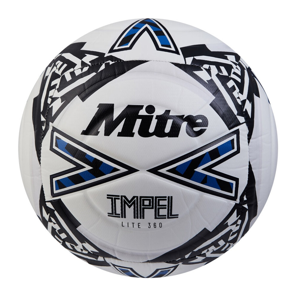 (SIZE: 5, White) Mitre Impel Lite 360 Football