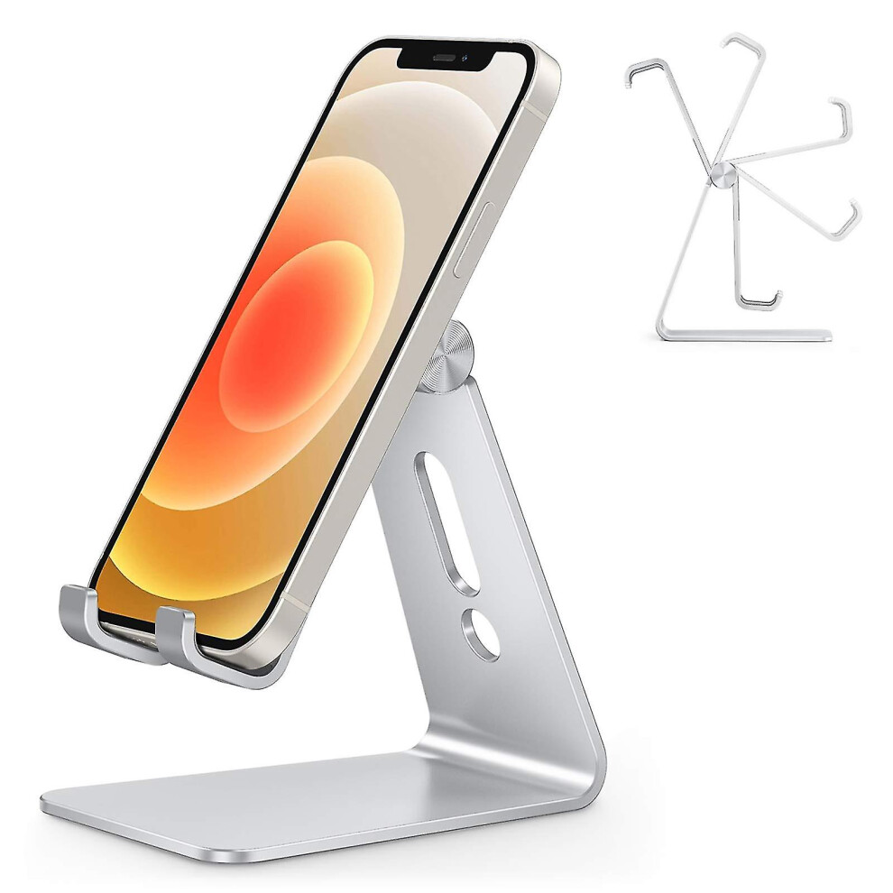 Adjustable Cell Phone Stand, Aluminum Desktop Phone Dock Holder 9353840575568