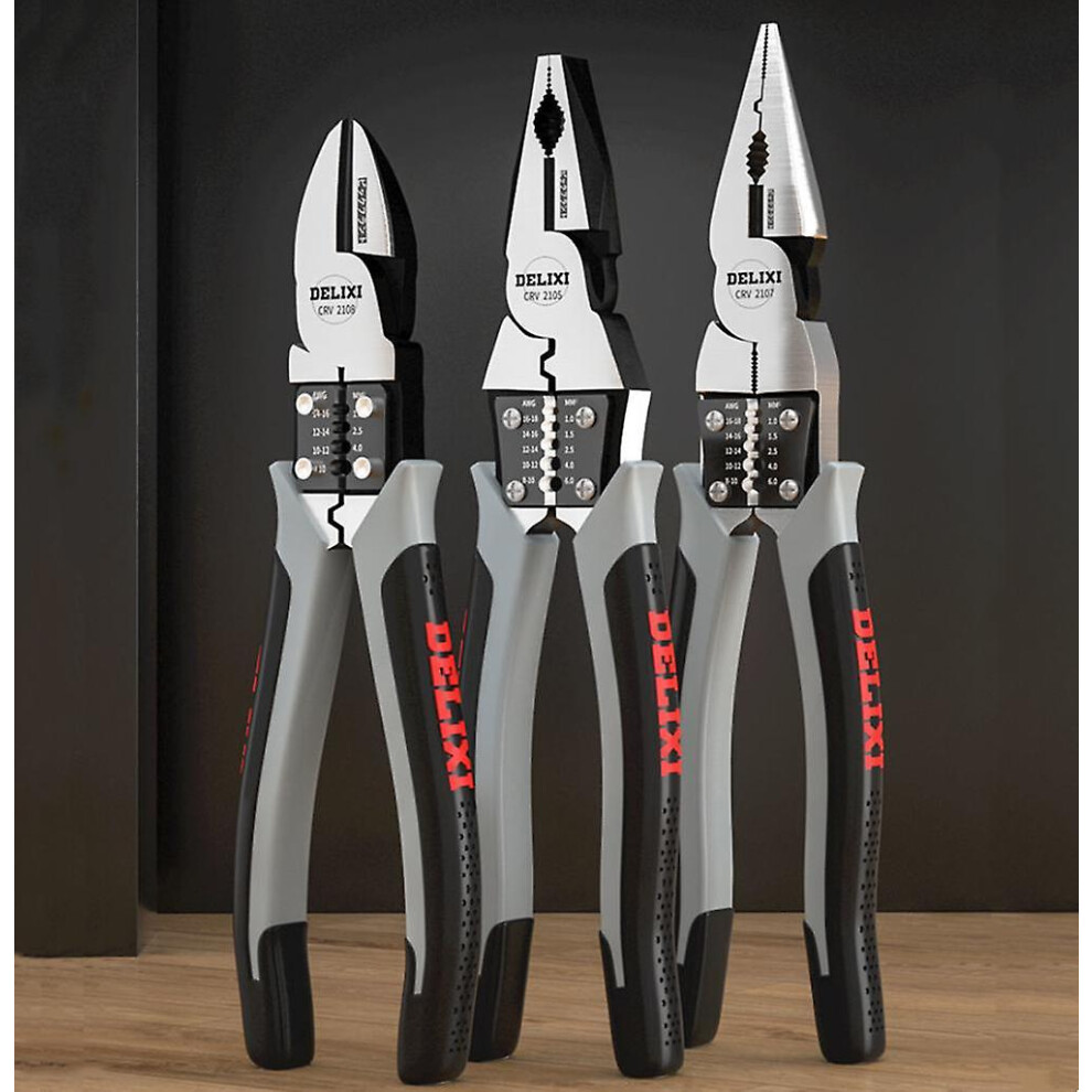 (Wire Cutter 7 Inch) Multifunctional Universal Diagonal Pliers Needle Nose Pliers Hardware Tools Universal Wire Cutters Electrician 9353840578170