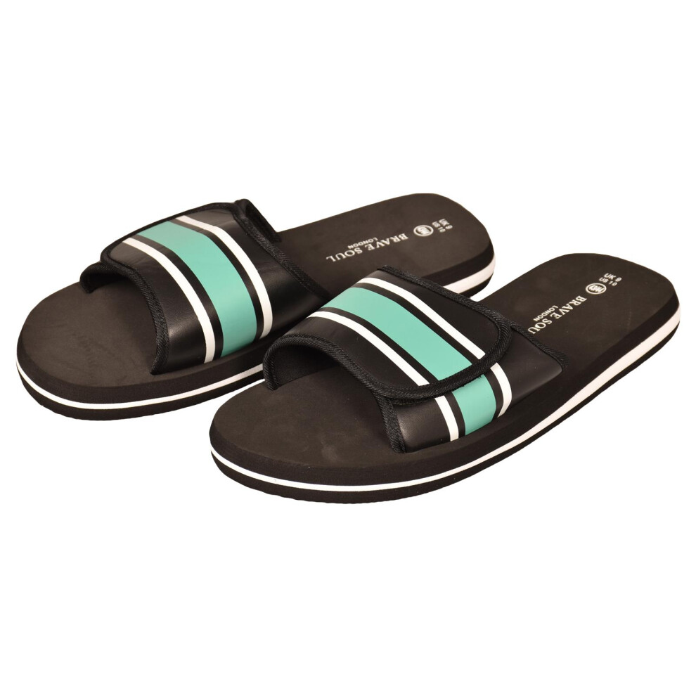 (UK 7) Mens Slider Mule Brave Soul Beach Sport Sandals