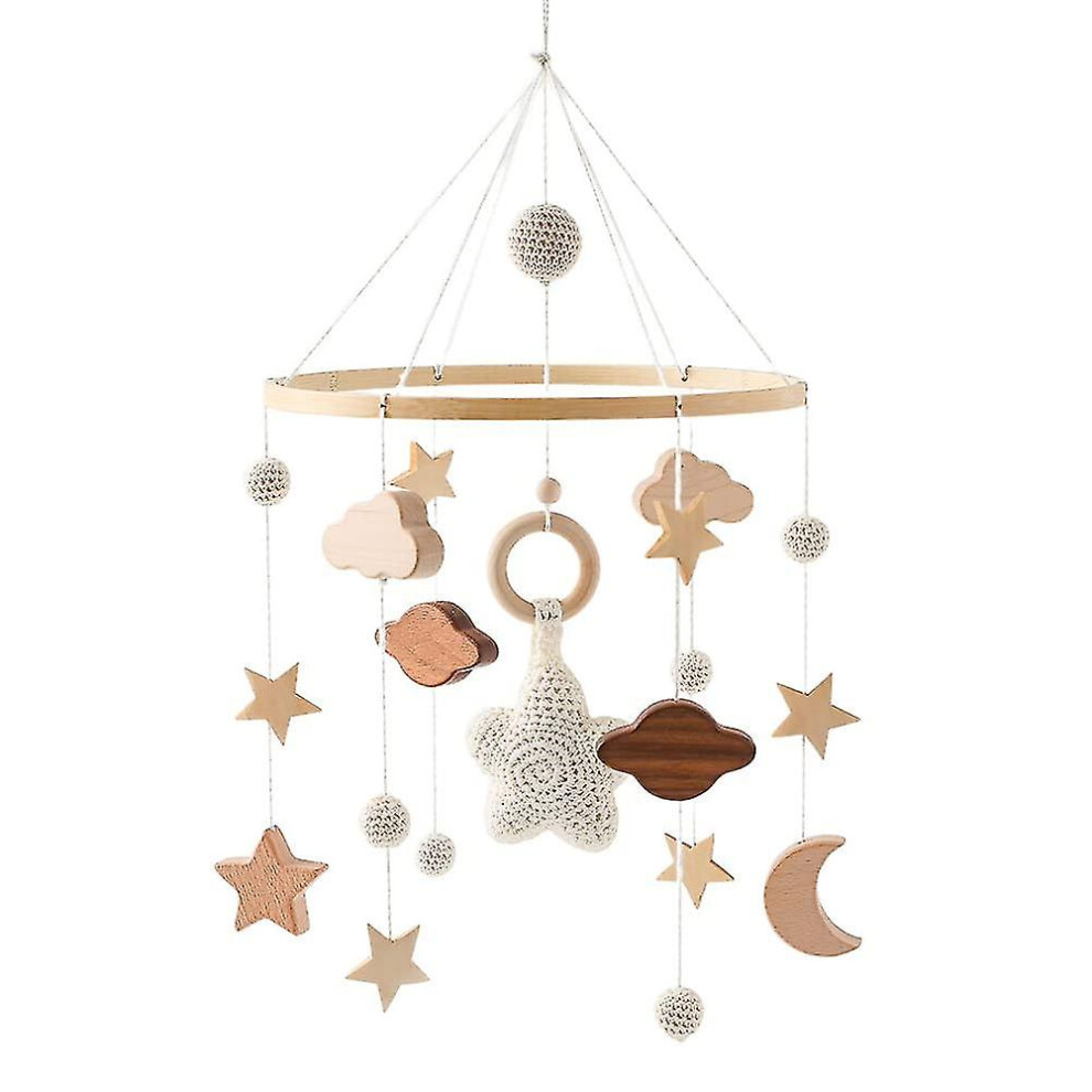 Mobile Baby Nursery Crib Mobile For Baby Shower Gifts Baby Cribs Ceiling Hanging Rainbow Star Shape