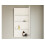 Bathroom Unit Set 400mm Vanity Unit Wall Basin Mirror White Gloss Avir 4