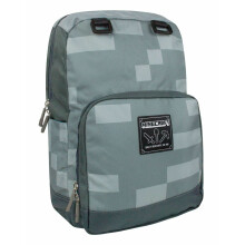 Minecraft Backpack (Boys Grey)