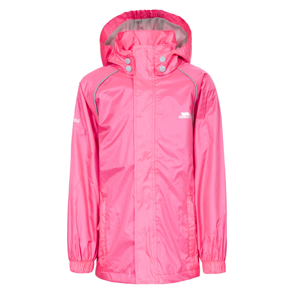 (3-4 Years, Fuchsia) Trespass Neely II School Waterproof Jacket