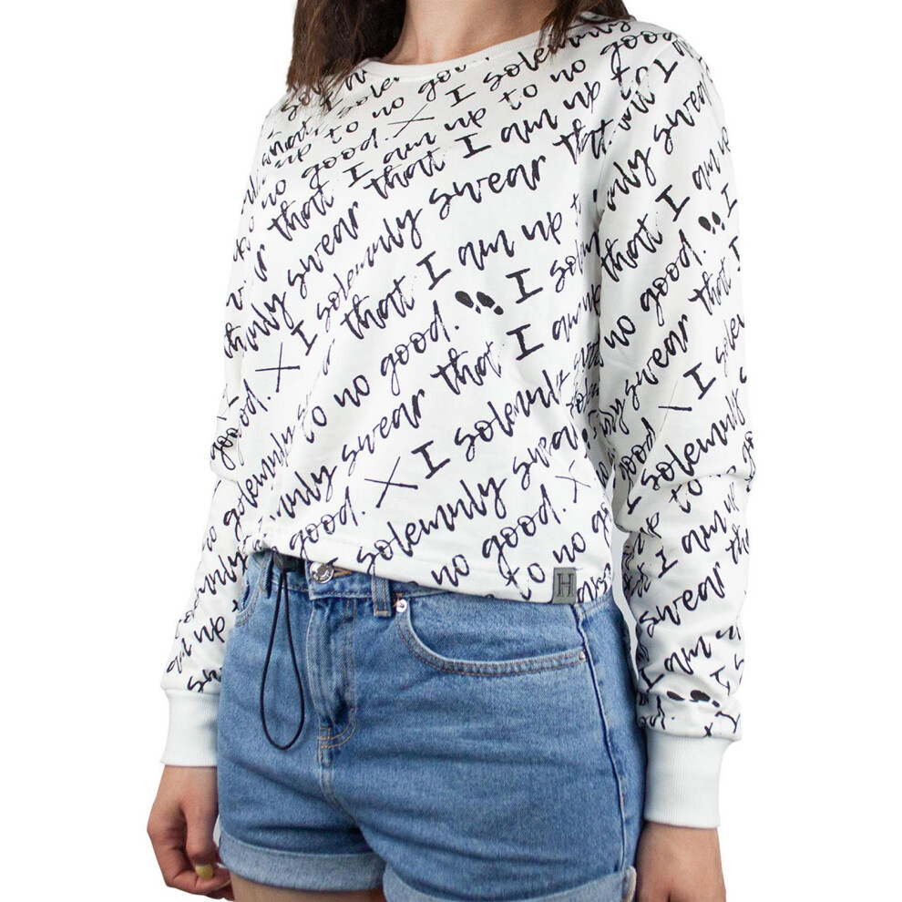 (Large) Harry Potter Jumper (Womens White)