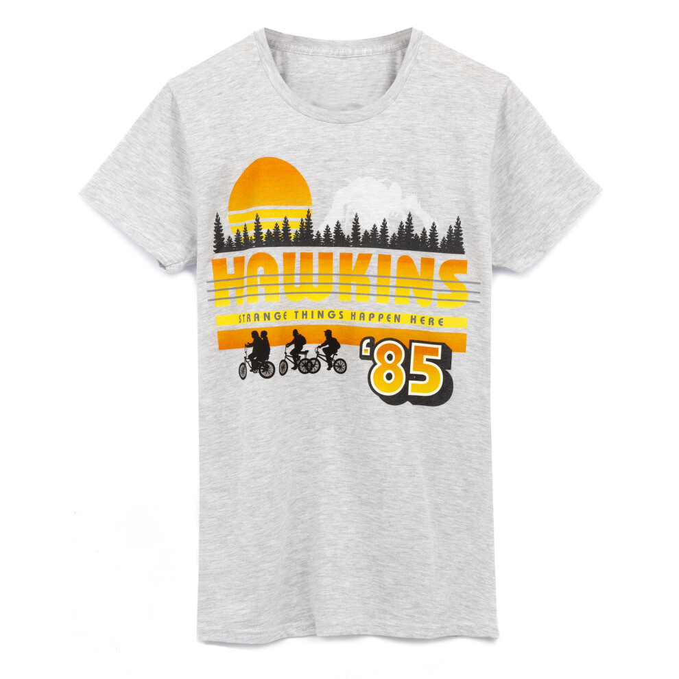 Stranger Things Men's Grey (Xxx-Large) Short Sleeved T-Shirt ( )