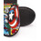 Marvel (11-12 UK) Marvel Spiderman Mule Slippers (Mens Black) 4