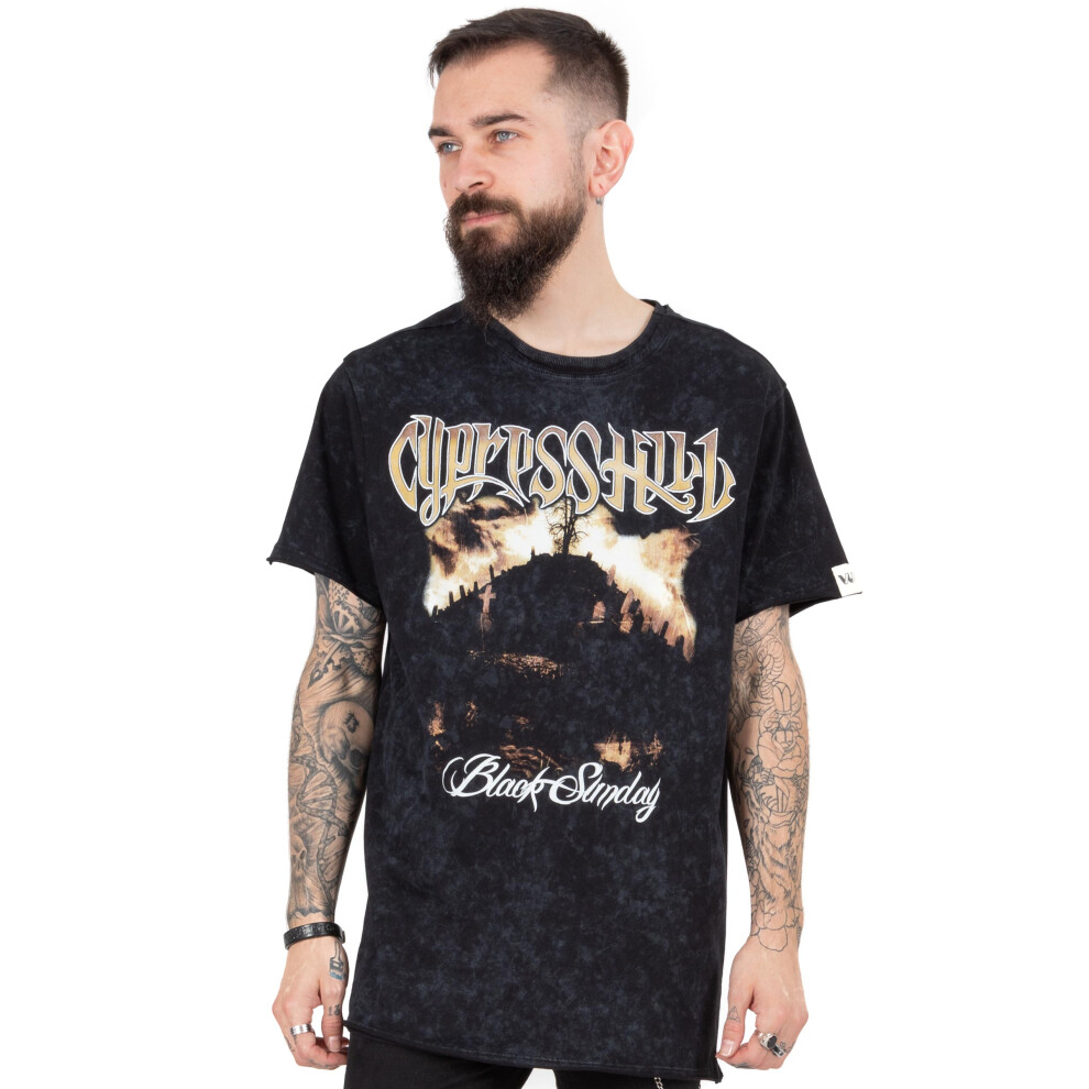 S Cypress Hill T Shirt Unisex Black Sunday Album Distressed Band Tee on OnBuy