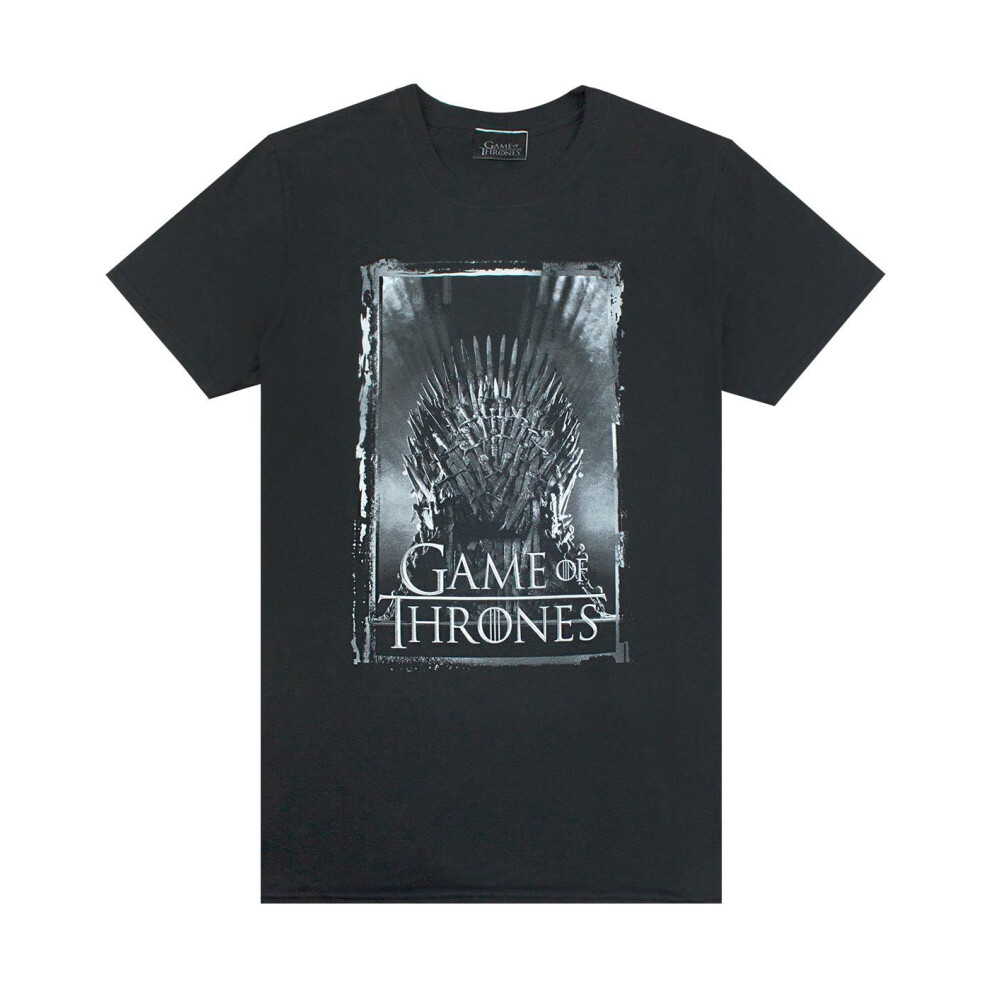 (Small) Game of Thrones Short Sleeved T-Shirt (Mens Black)