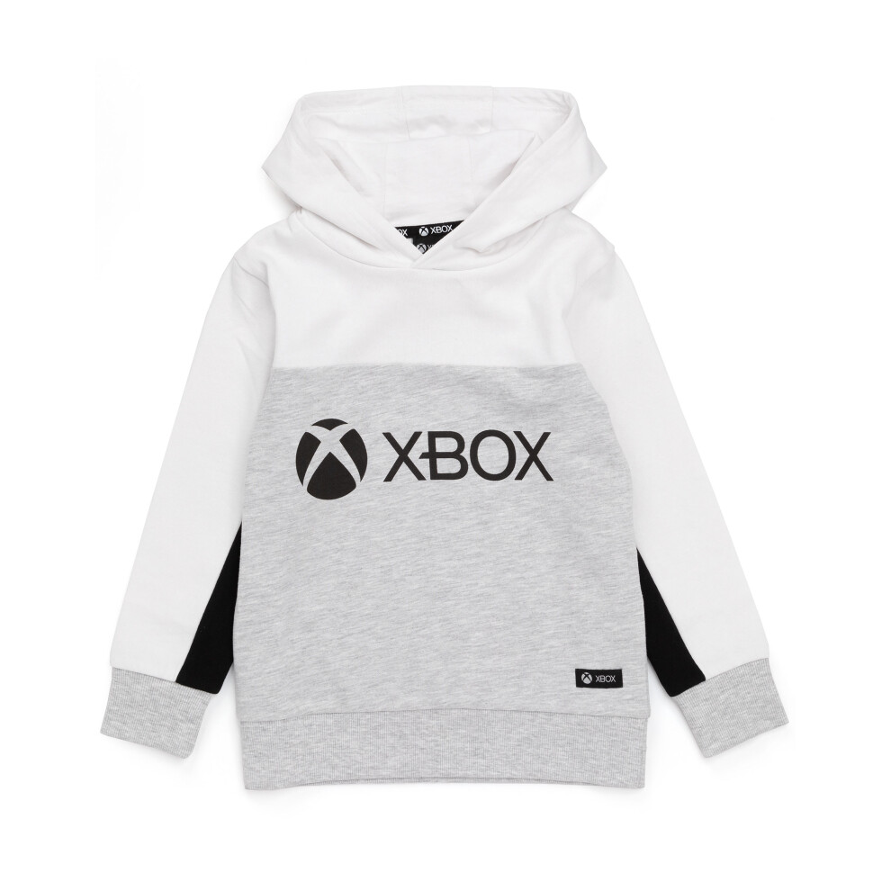 (5-6 Years) Xbox Boys Grey Logo Print Hoodie