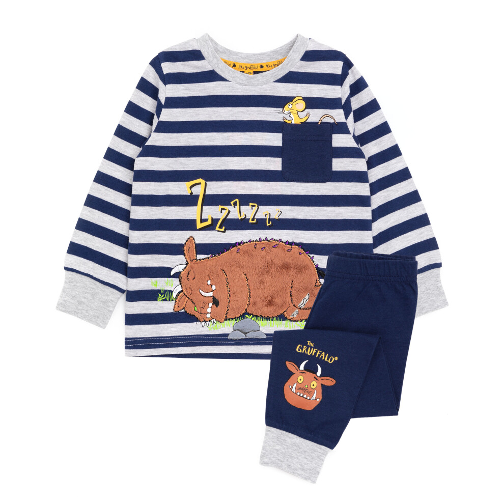 (4-5 Years) The Gruffalo Boys Blue Gruffalo Mouse Pyjamas
