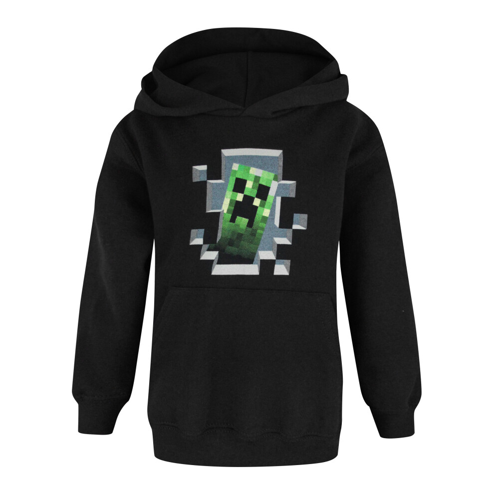 Minecraft Hoodie (Boys Black)